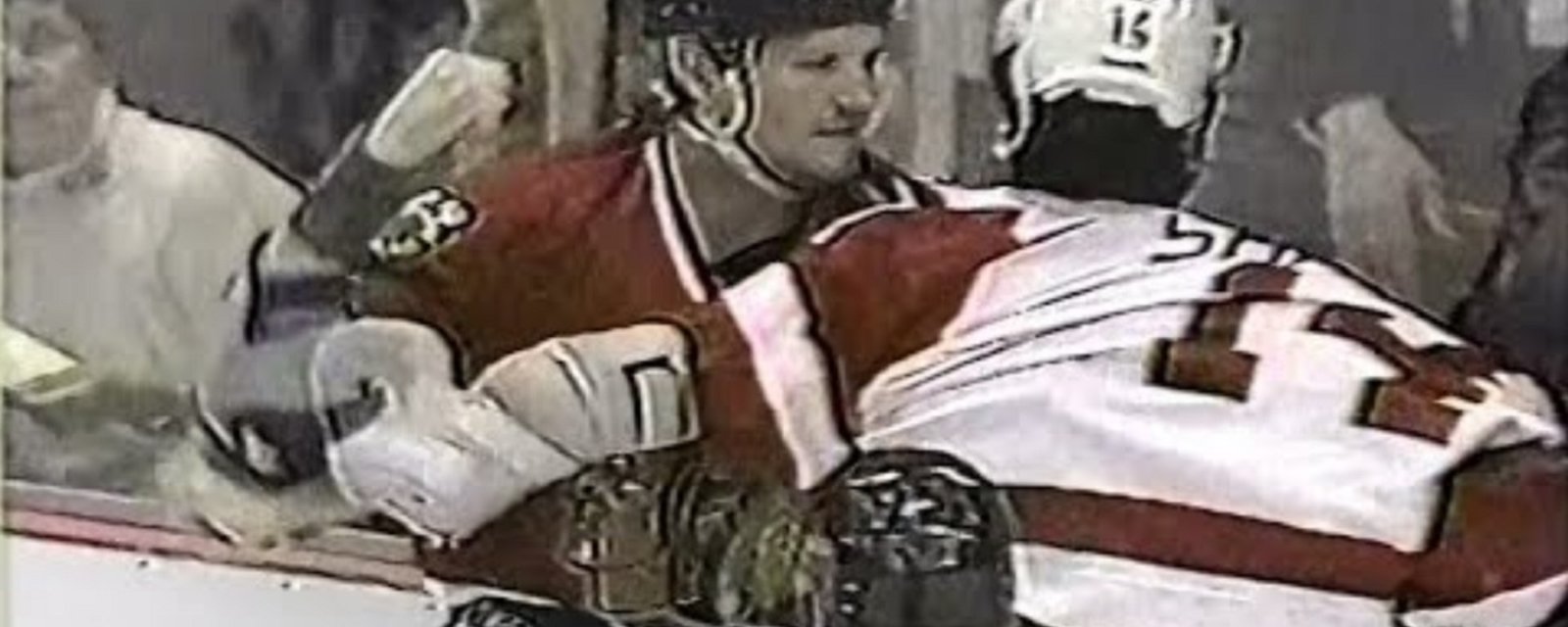 Throwback: Dec 12, 1996 Brendan Shanahan takes on Bob Probert.