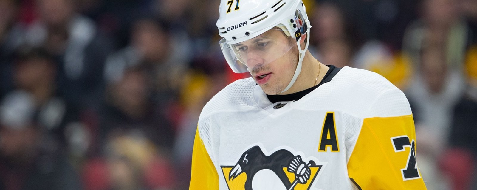 Evgeni Malkin suffers ugly looking injury on Saturday.