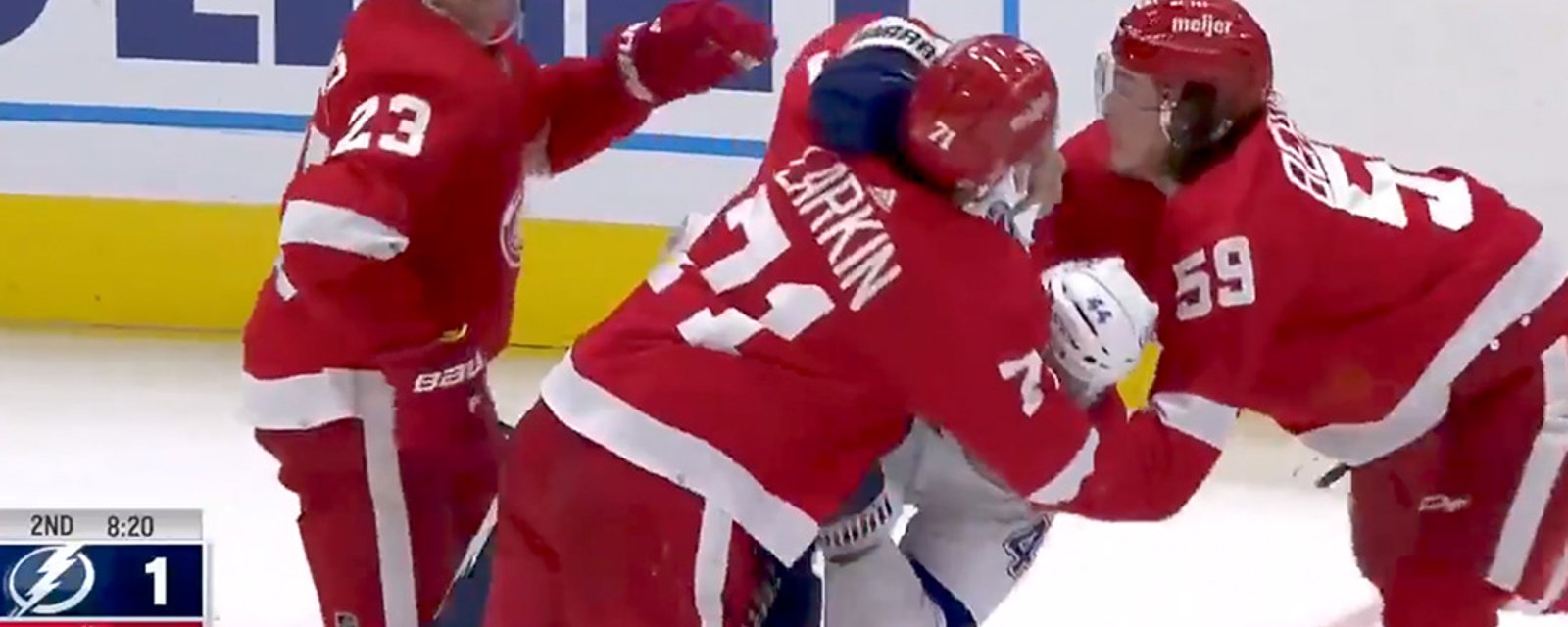 Dylan Larkin EXPLODES in anger, thrown from game for intent to injure (VIDEO)