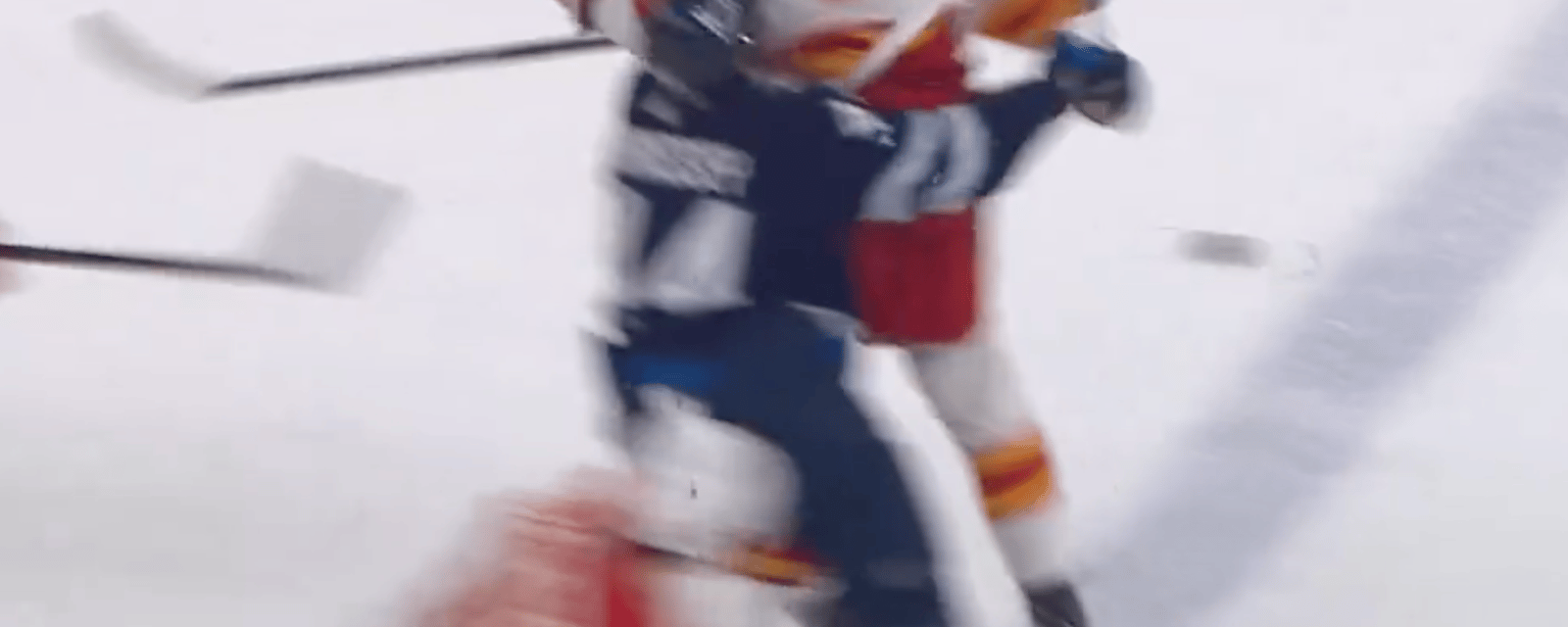 Calgary's Martin Pospisil ejected after dirty elbow vs. Jets 