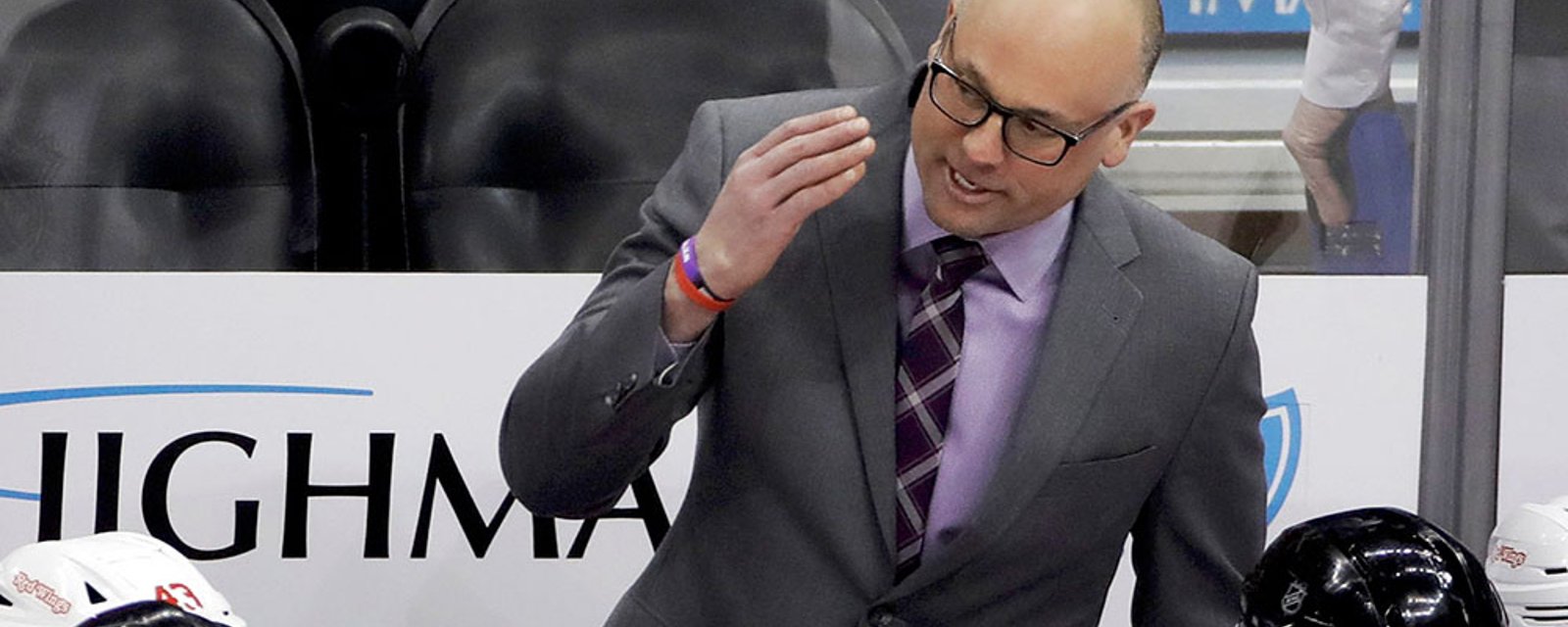 Red Wings coach Jeff Blashill hints at retaliation against Tampa Bay Lightning 