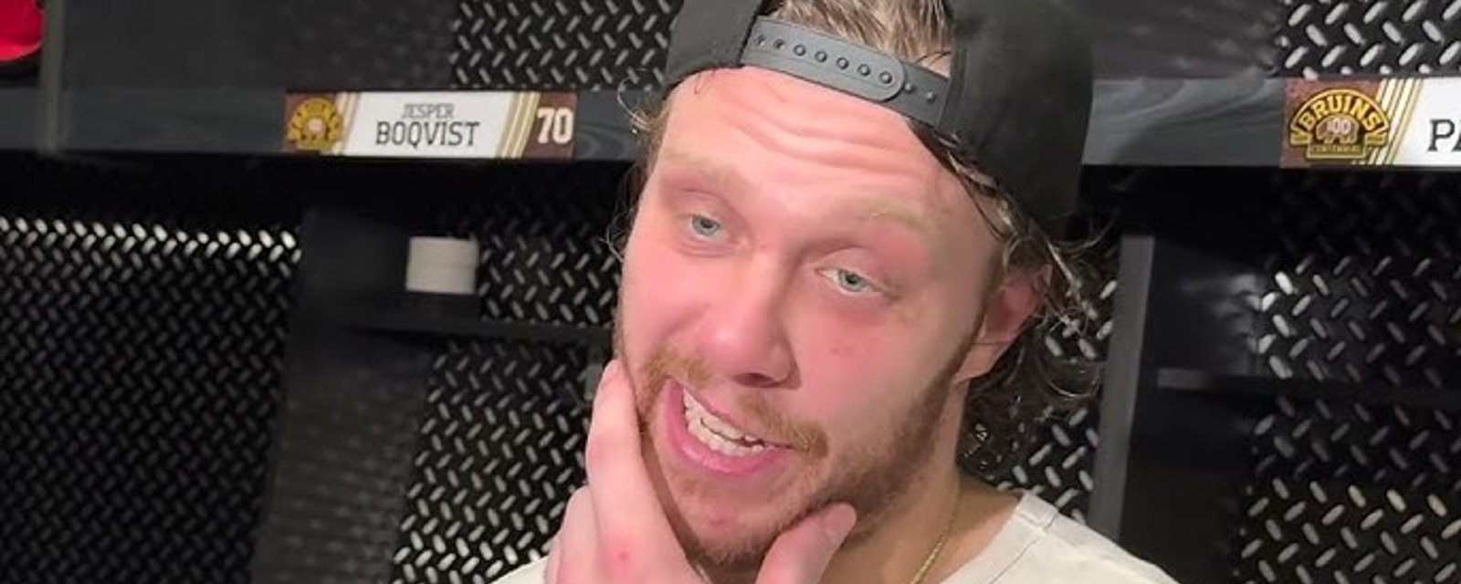 Life-altering news for Bruins’ superstar David Pastrnak