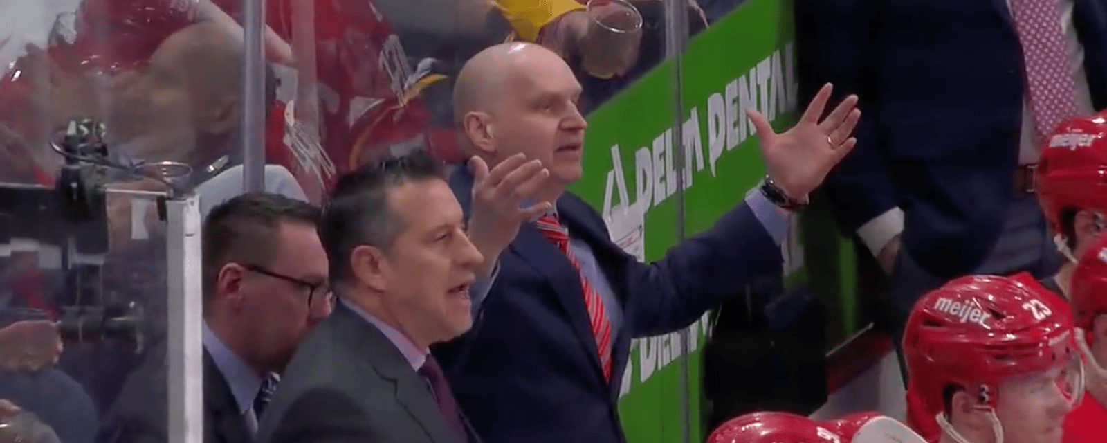 Red Wings coach Derek Lalonde ejected from game 