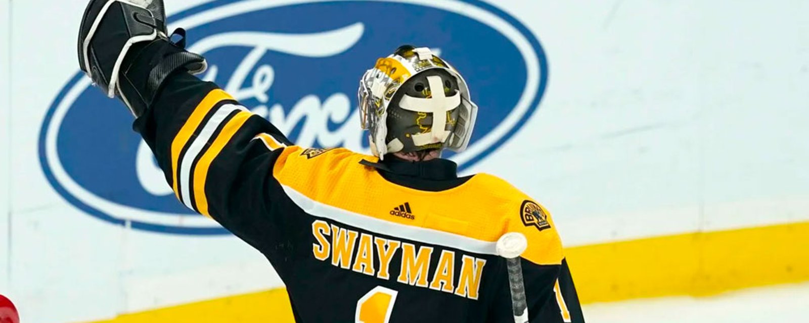 Bruins officially sign goalie Jeremy Swayman