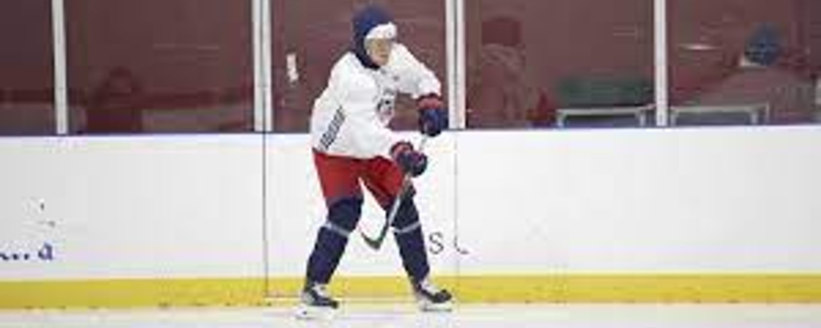 Patrik Laine trends for strange move at Jackets’ practice