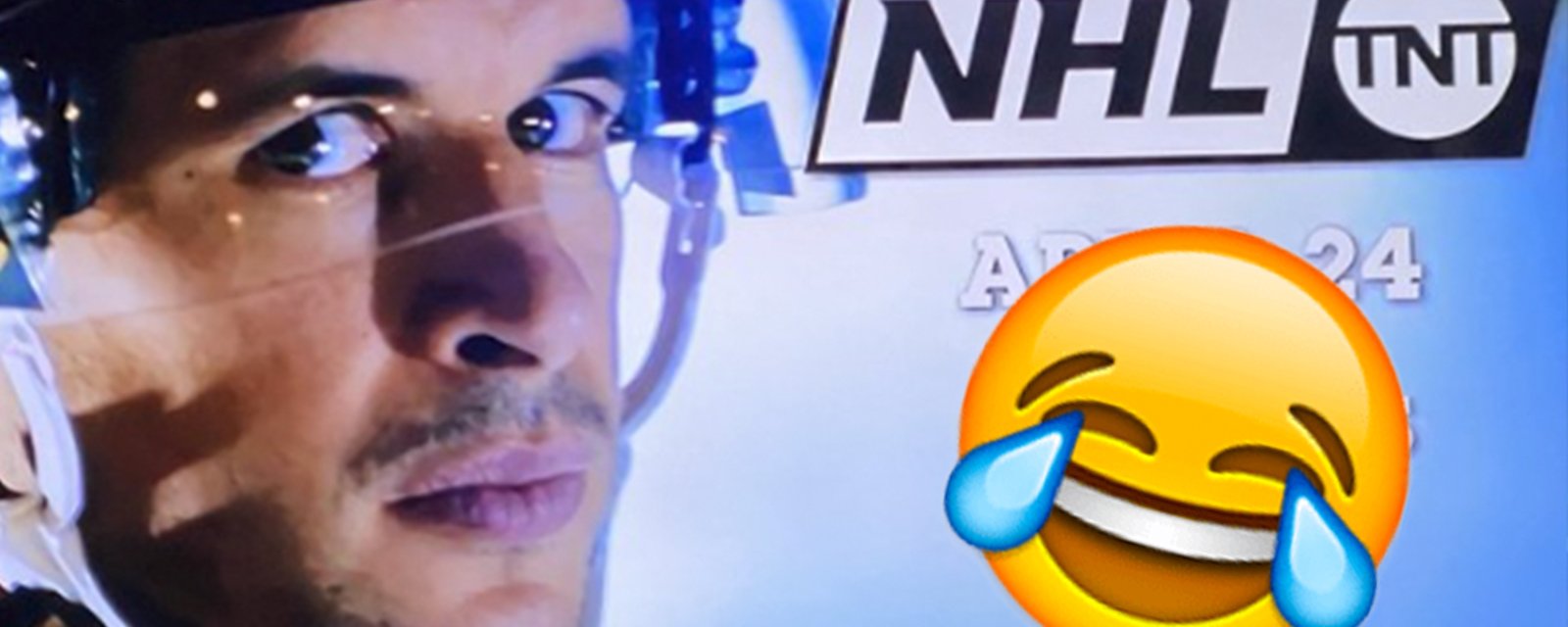 NHL on TNT hypes up Pens vs Flyers game with typos all over ad