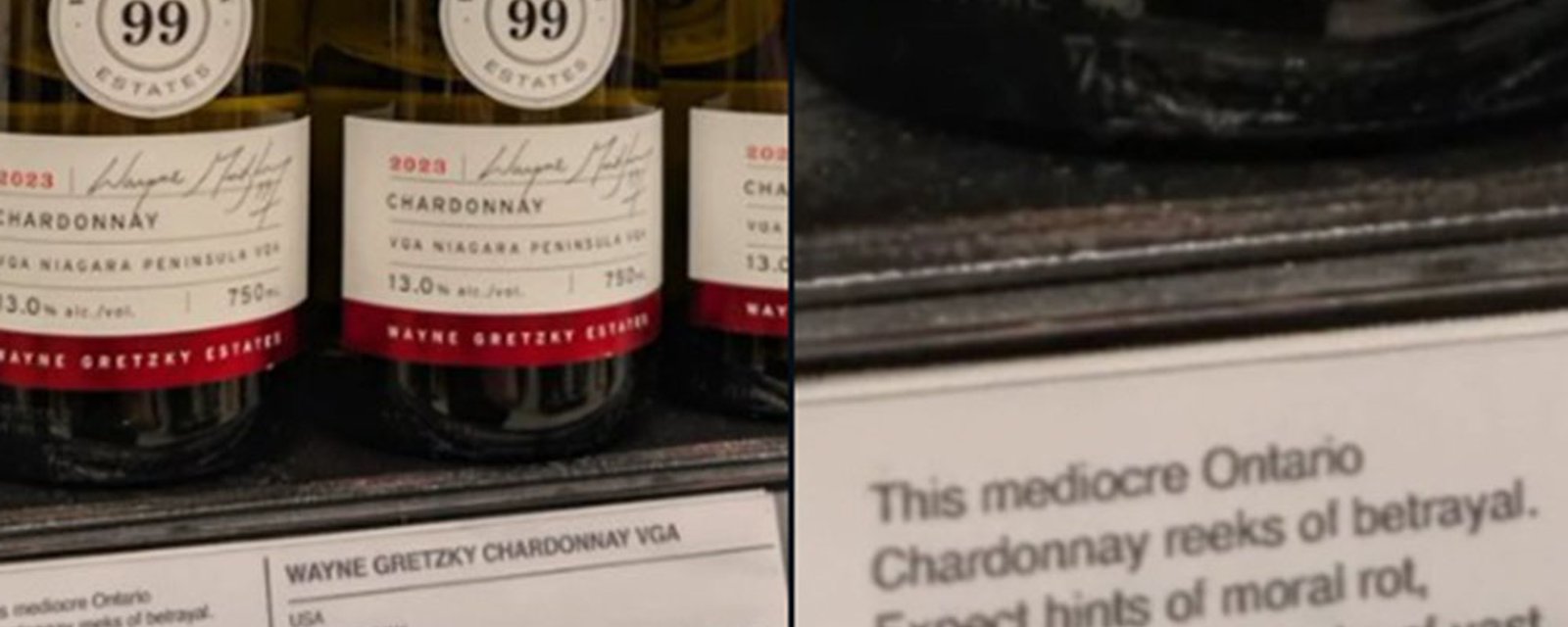 Wayne Gretzky's wine pulled from shelves in Canada