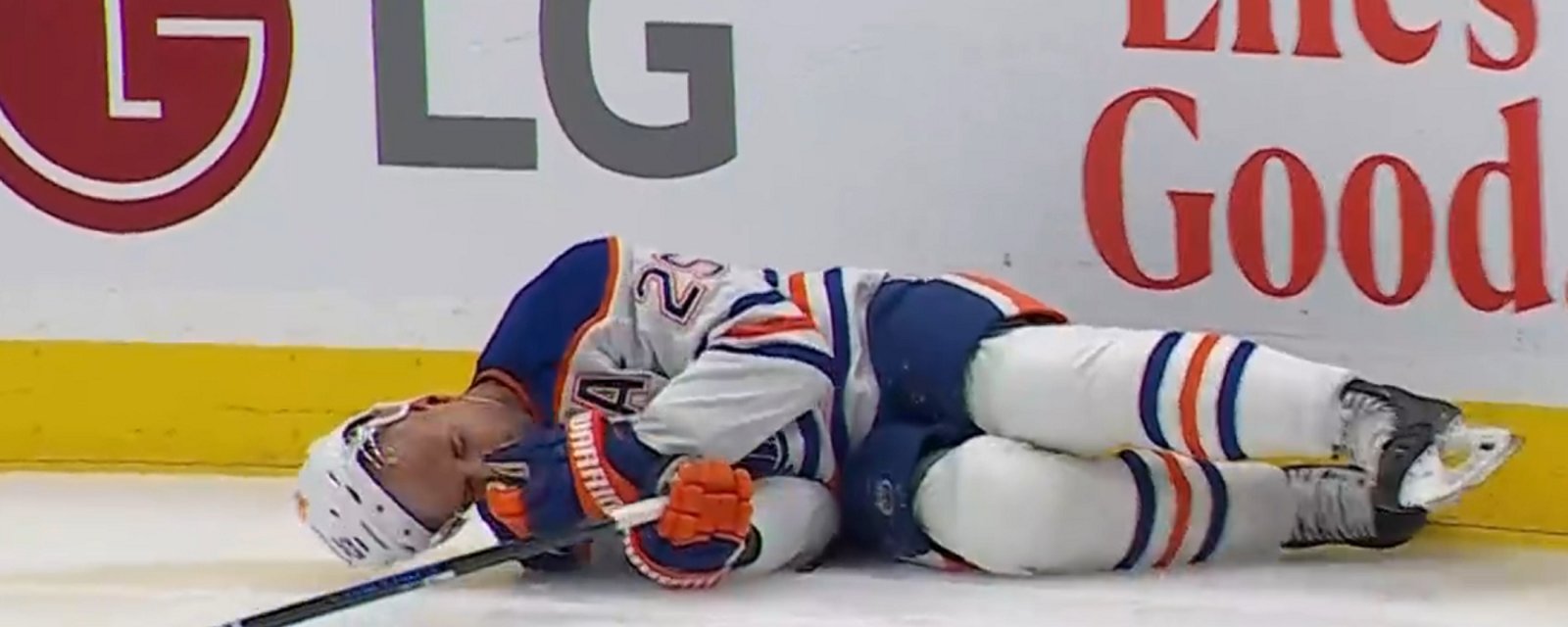 Ryan Reaves ejected after destroying Darnell Nurse.