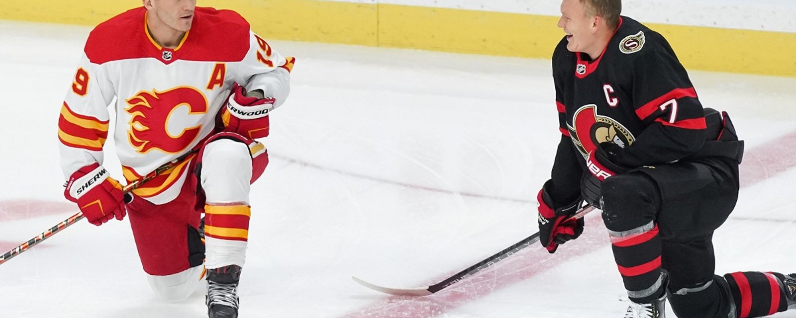Matthew Tkachuk reveals who the real captain in the family is.
