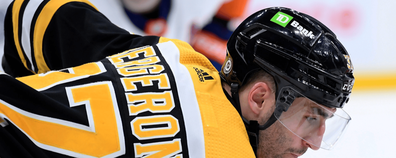 Bruins announce discouraging update on Patrice Bergeron 