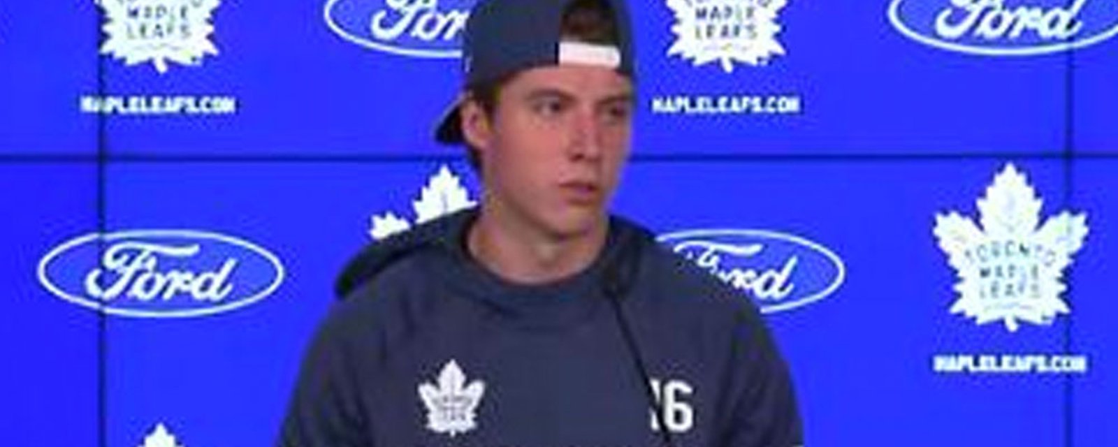 Marner snaps at the media with Leafs behind 3-0