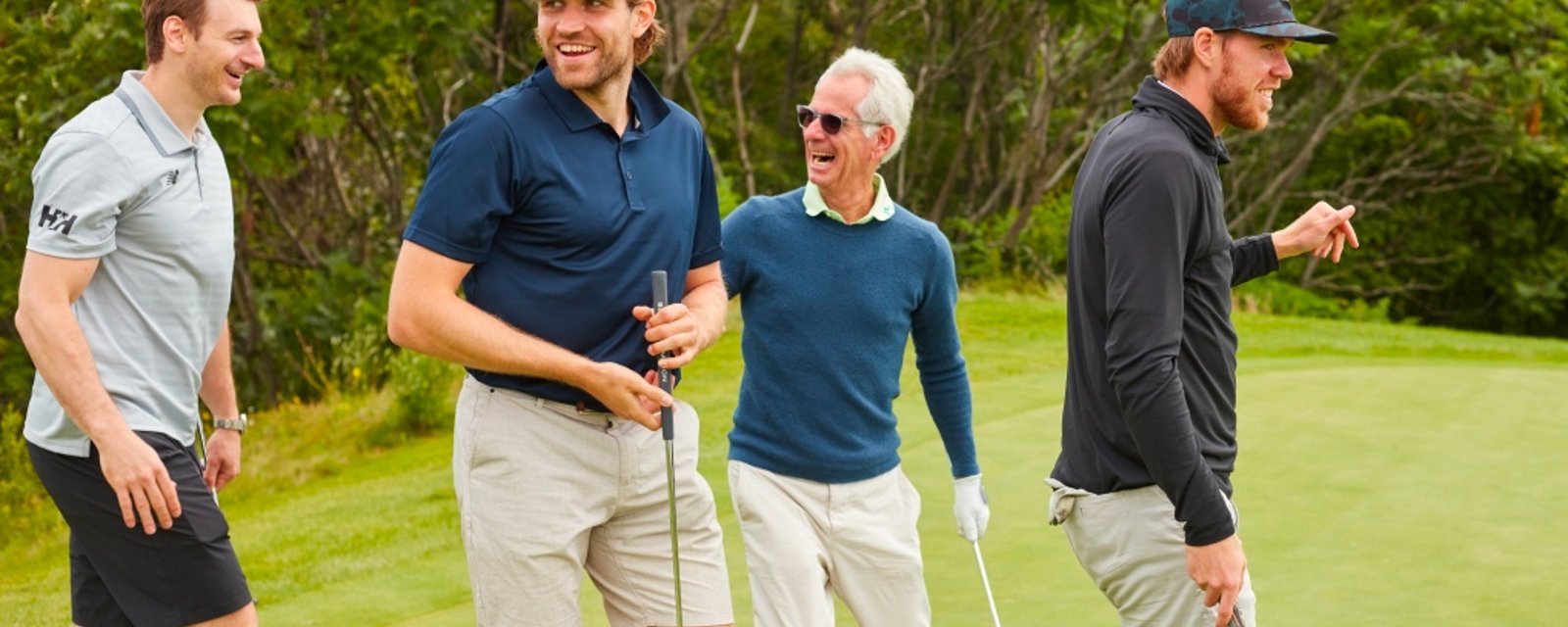 Leon Draisaitl calls out teammate Zach Hyman on the golf course!