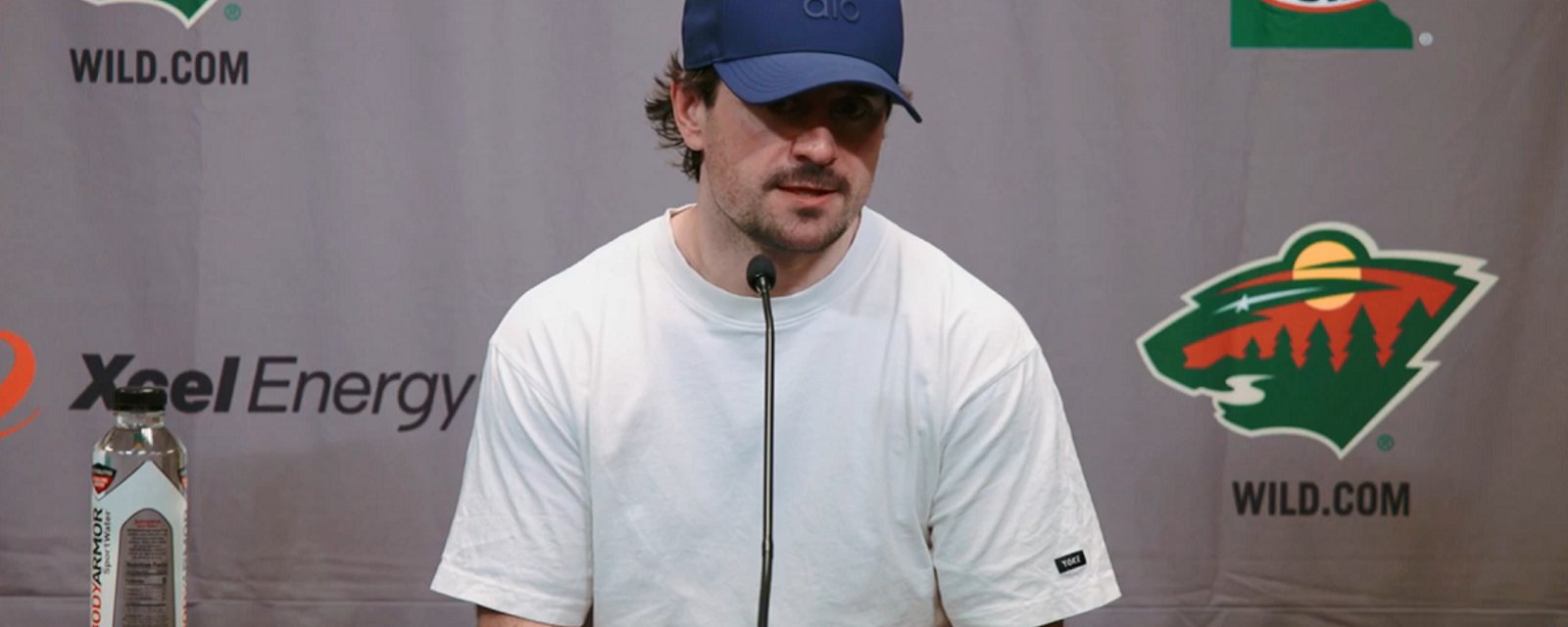 Mats Zuccarello throws Brock Faber under the bus in end-of-season interview.