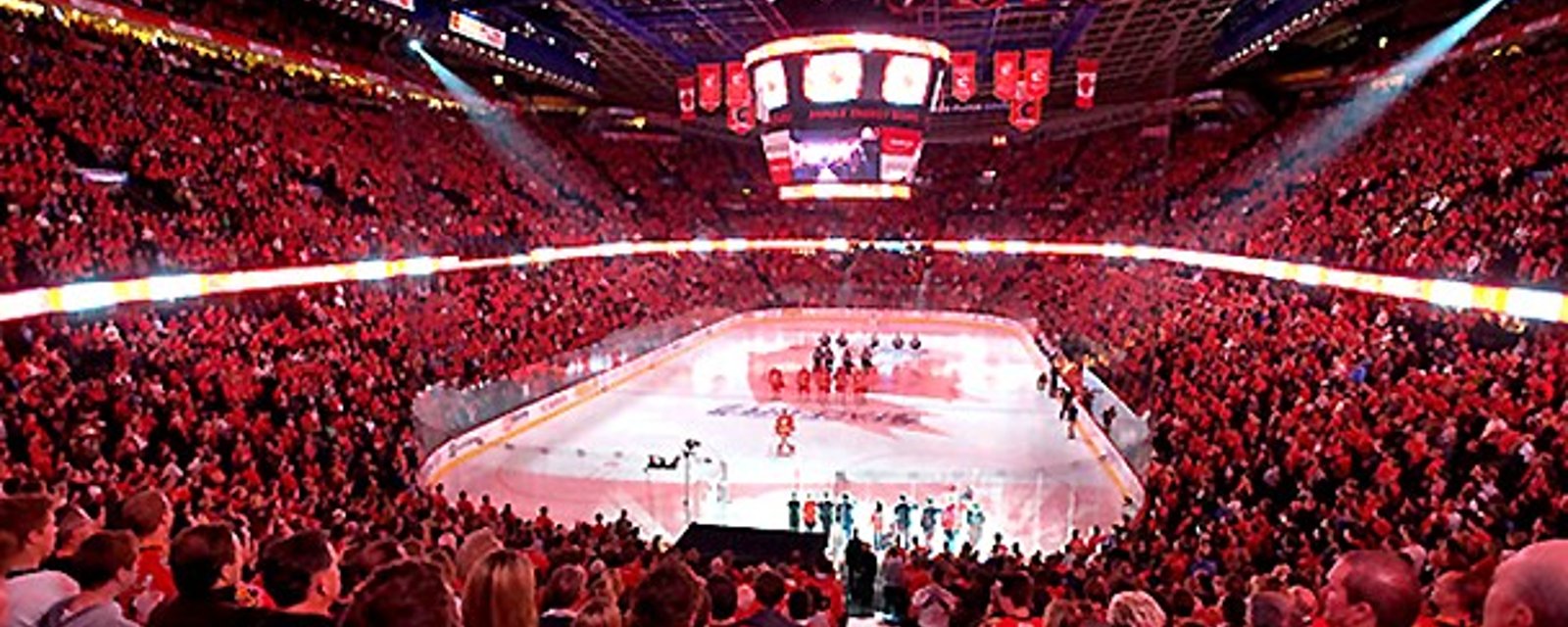 It’s been confirmed: the roof of the Flames’ arena is falling apart