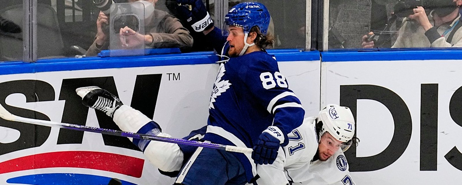 William Nylander played through food poisoning in Game 1