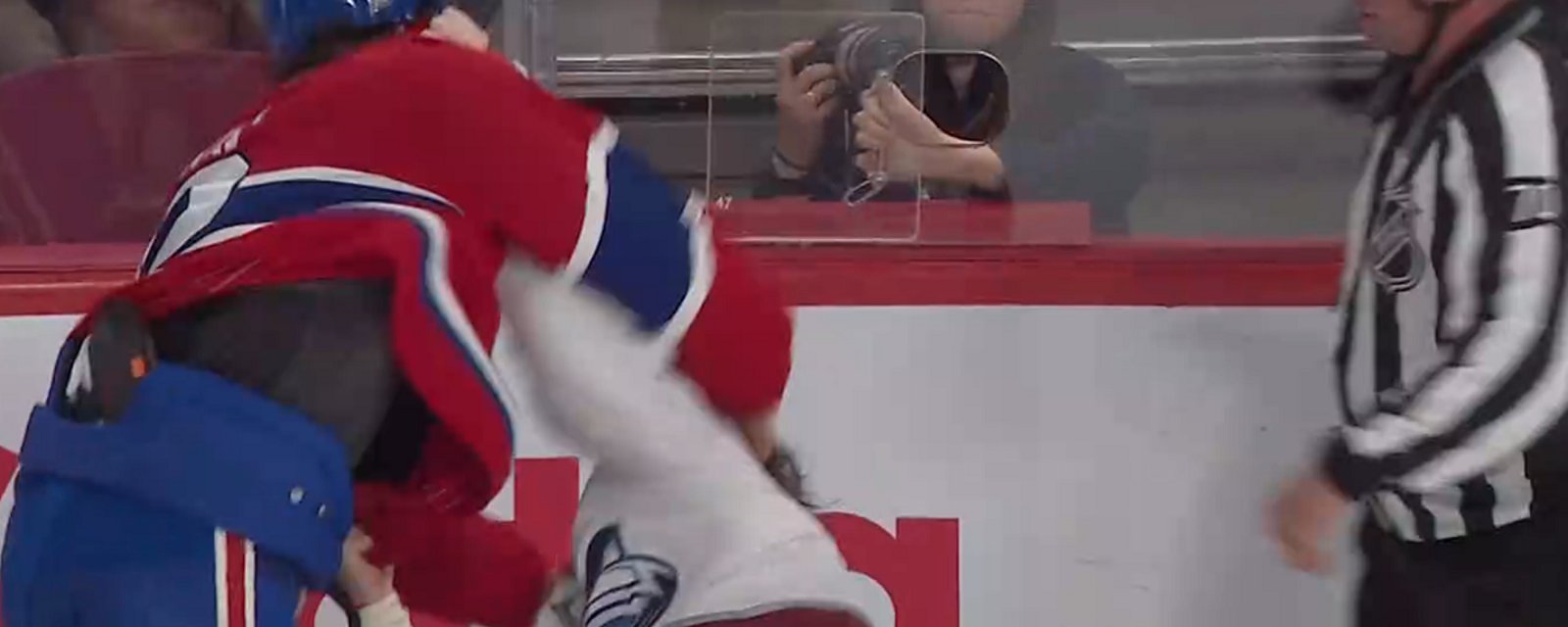 Arber Xhekaj beats Keaton Middleton into submission.