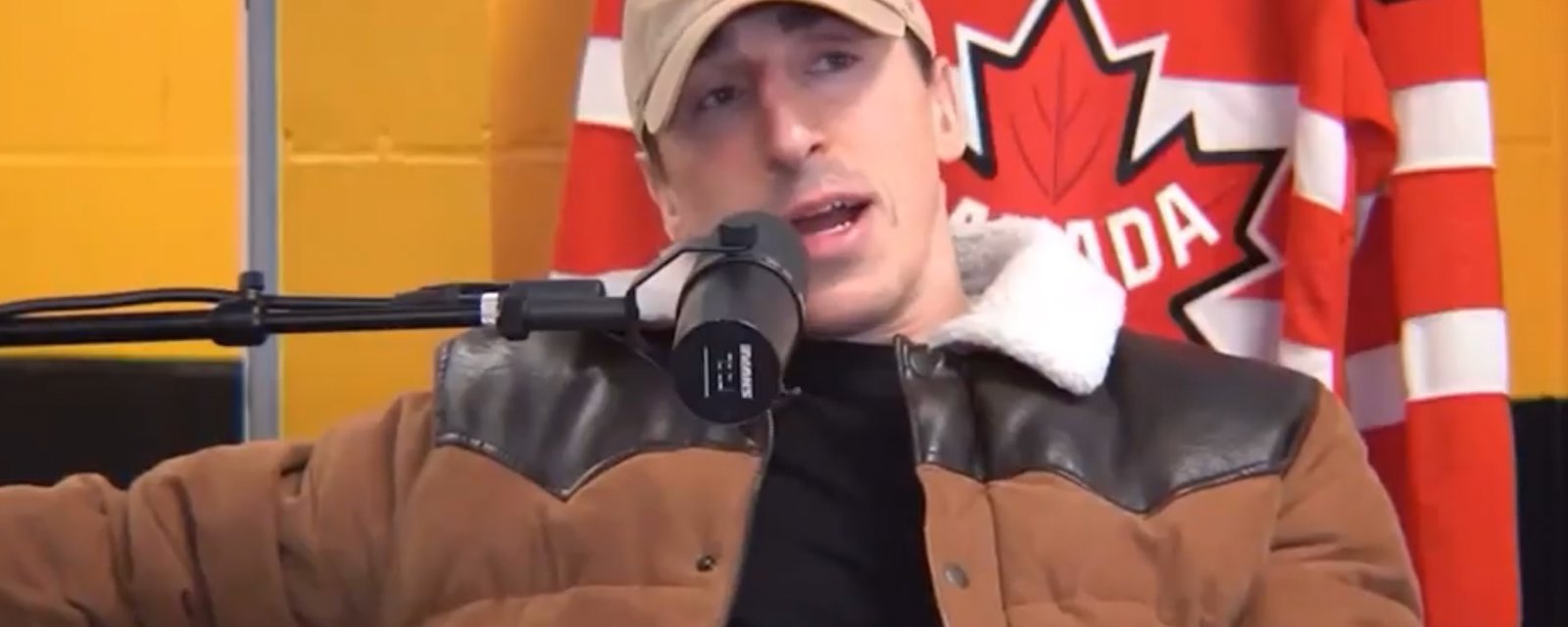 Brad Marchand berates fans booing national anthems at hockey games!