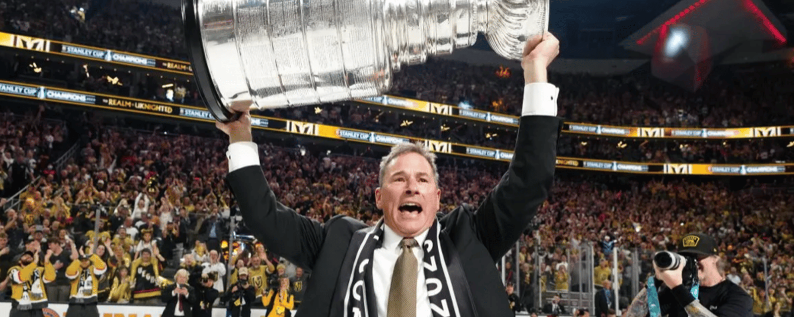 Bruce Cassidy trolls the Bruins ahead of return to TD Garden 