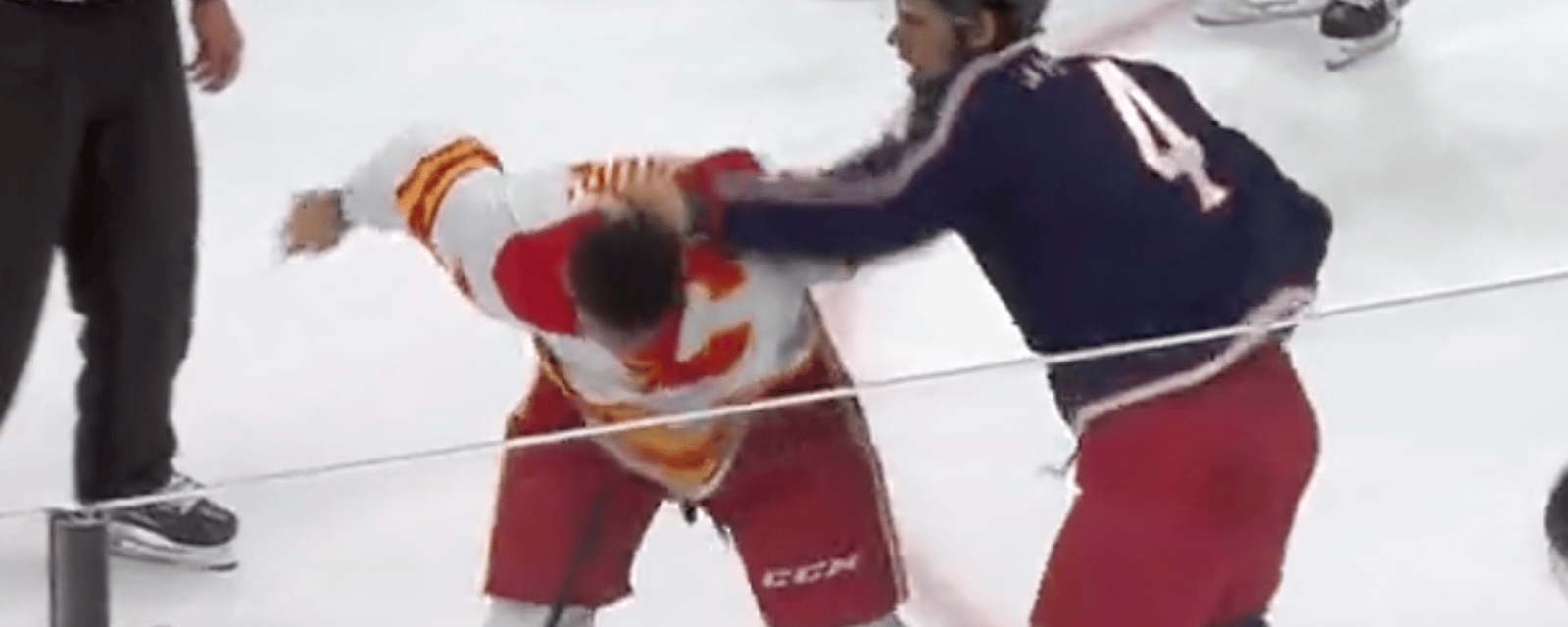 Nazem Kadri, Cole Sillinger trade punches in energized fight! 