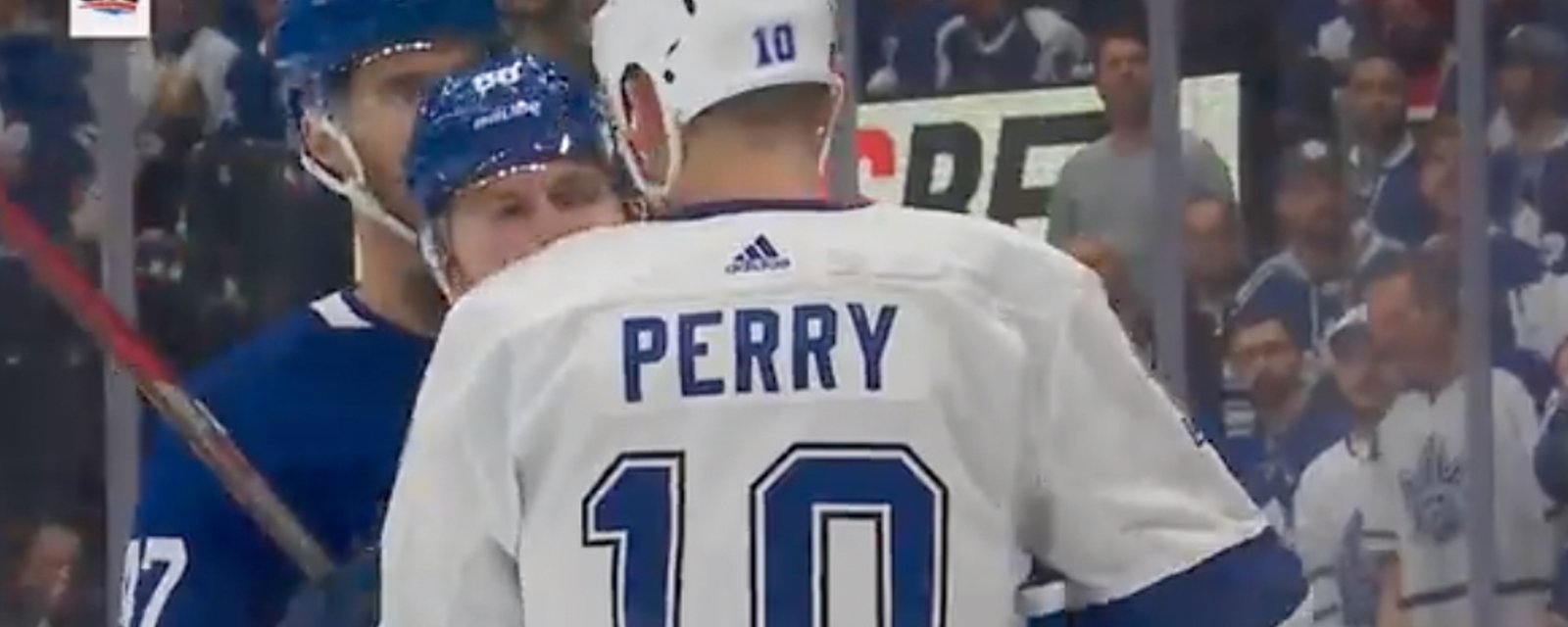 William Nylander is having none of Corey Perry’s antics!