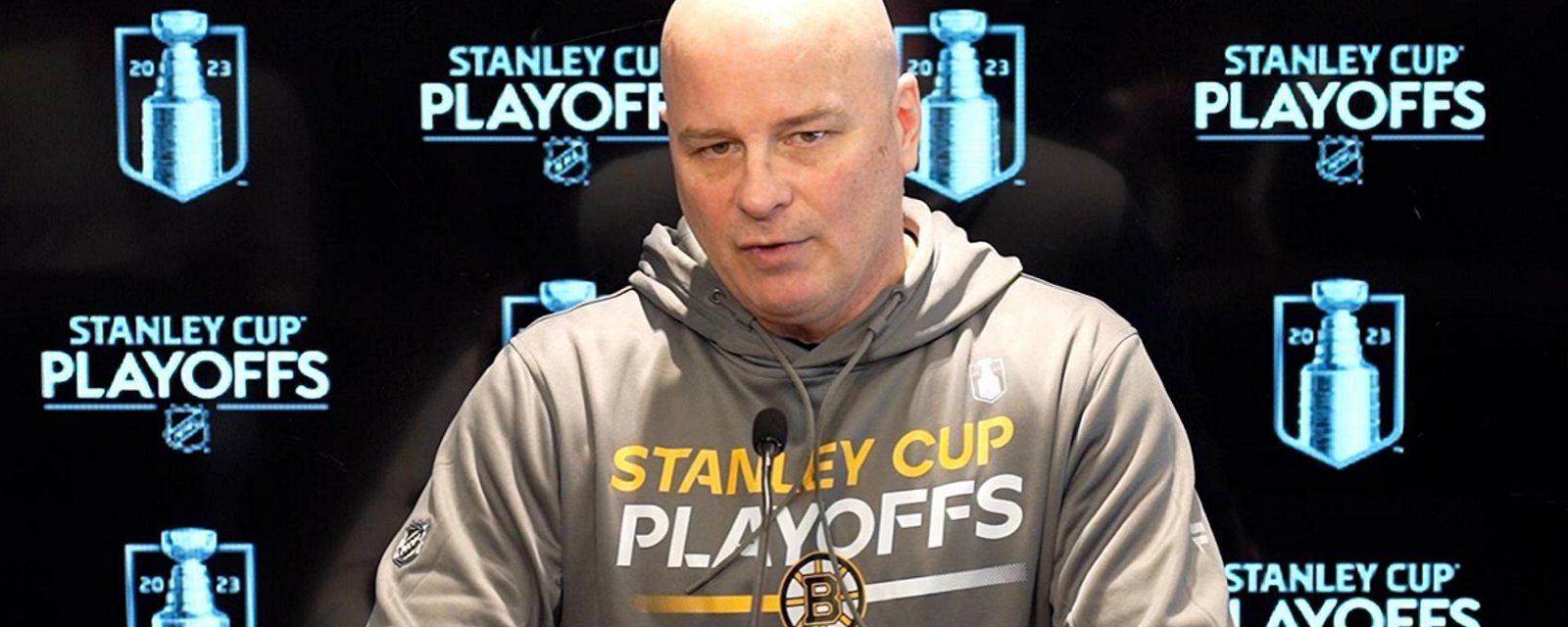 Jim Montgomery calls out Bruins star before Game 7.