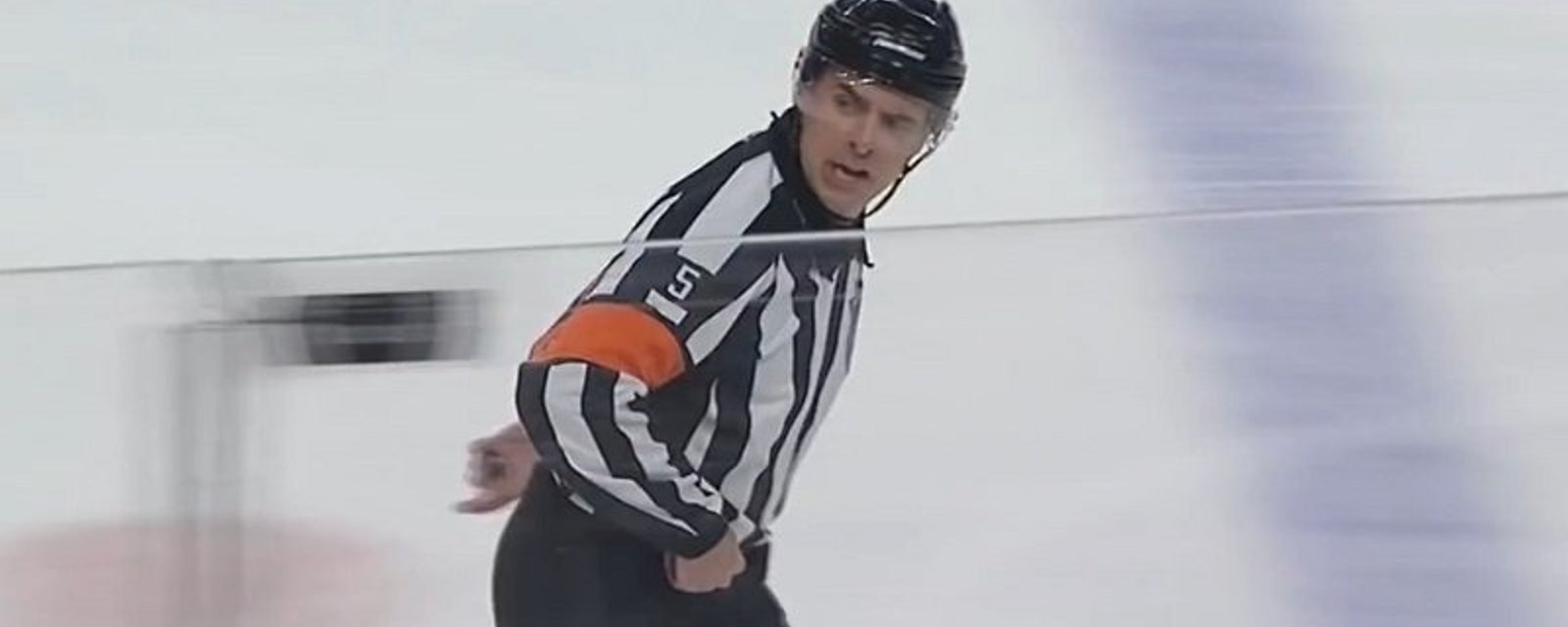 Referee cusses off Haydn Fleury for disagreeing with him in penalty box