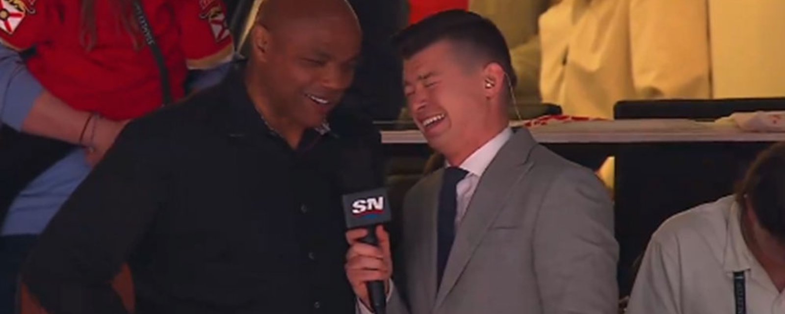 A possibly inebriated Charles Barkley drops an 'F' bomb on live TV!