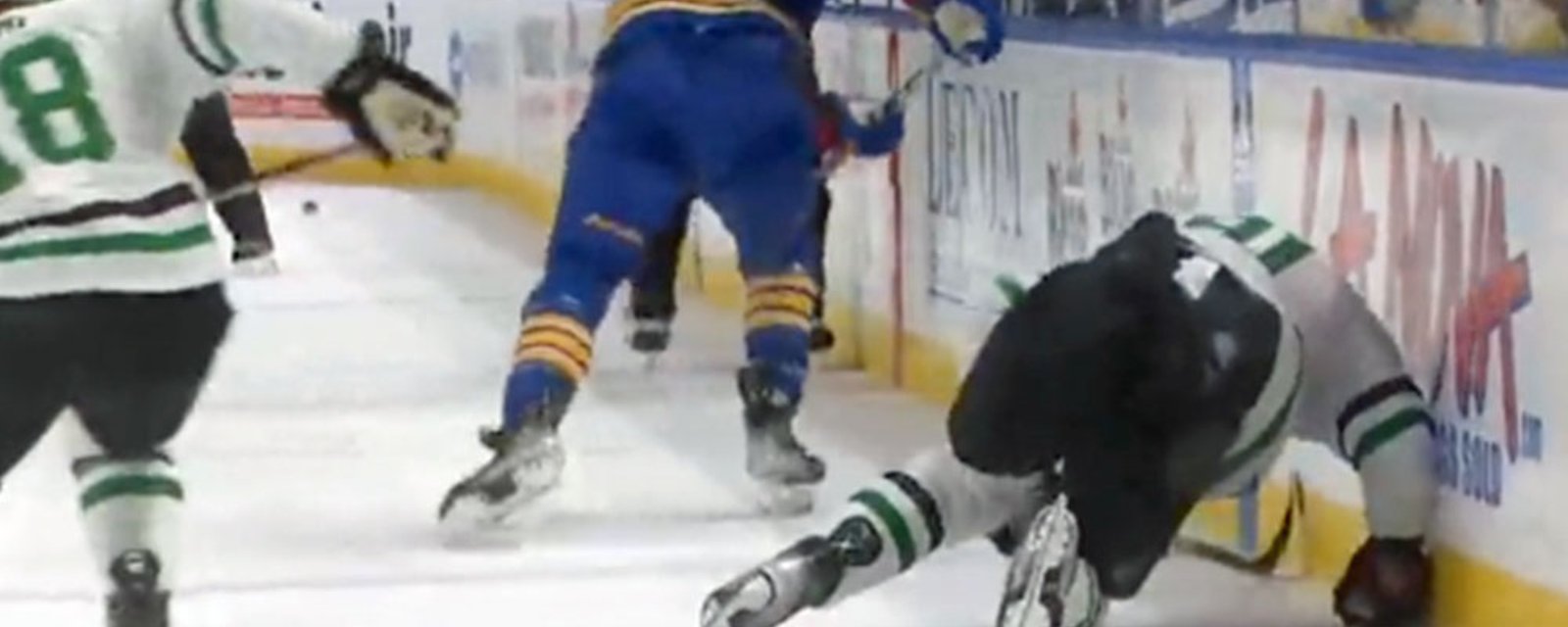 Scary situation tonight after Tyler Seguin's leg is sliced open by a skate