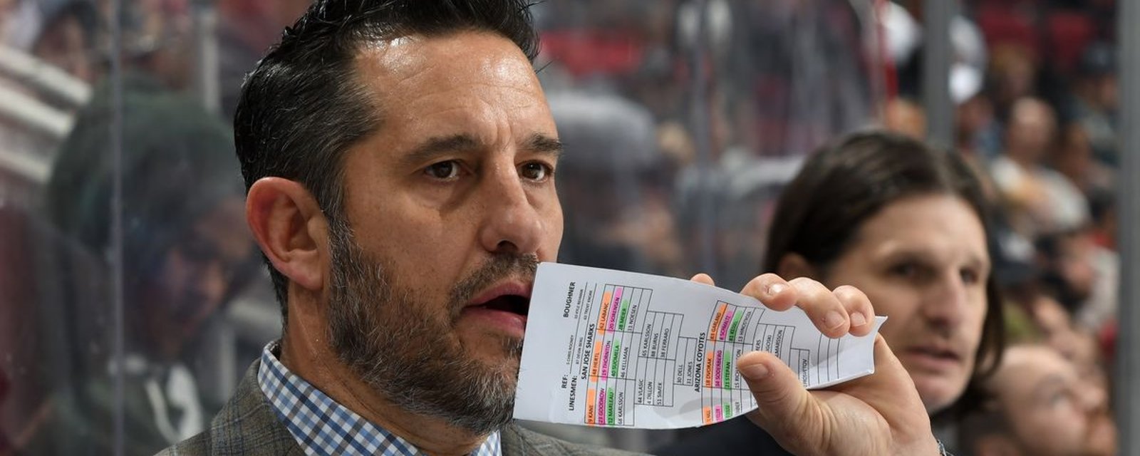 NHL game delayed after 5 Sharks &amp; their head coach enter Covid protocols.