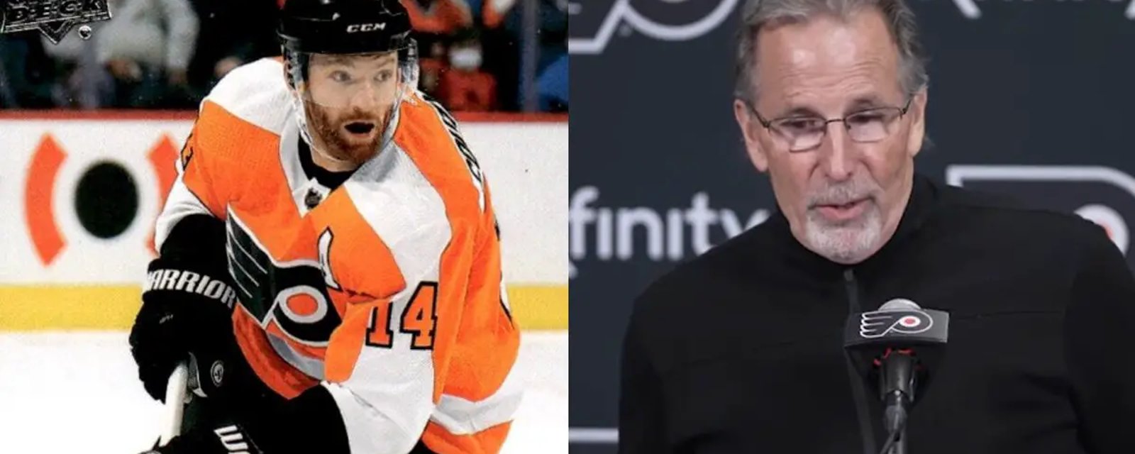 John Tortorella once again scratches captain Sean Couturier! 