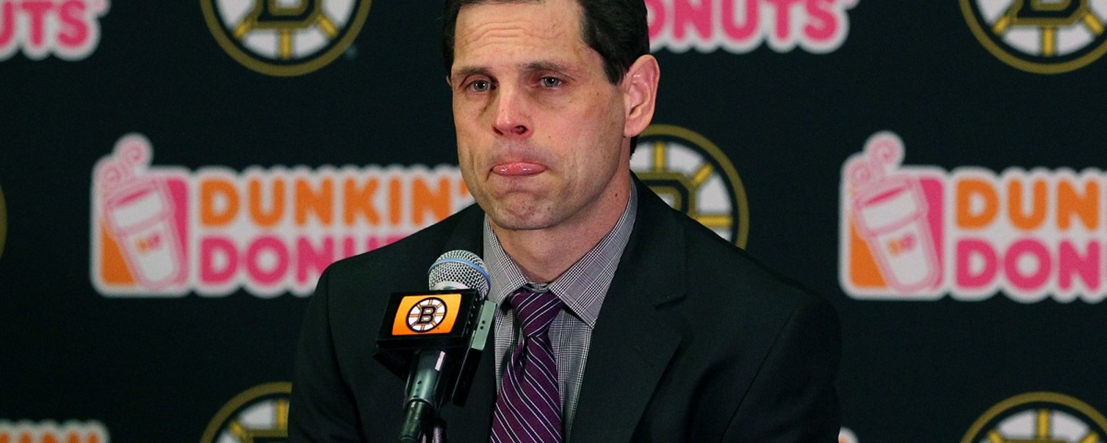 Bruins GM Don Sweeney throws in the towel on the season.