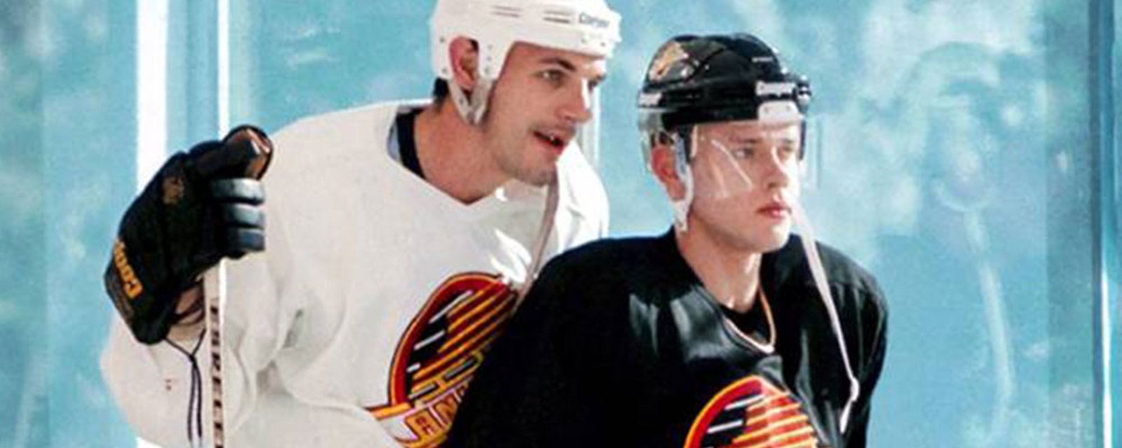 Pavel Bure says goodbye to his best friend Gino Odjick