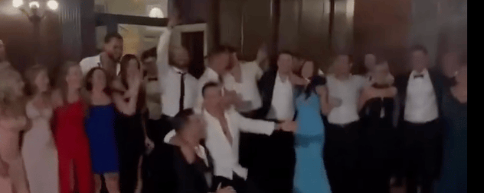Brad Marchand, Patrice Bergeron go viral for wedding dance 