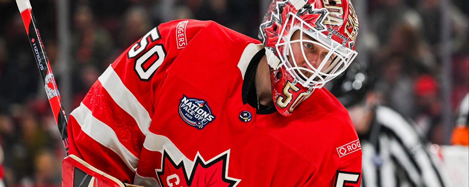 Team Canada officially names starting goaltender on Monday.