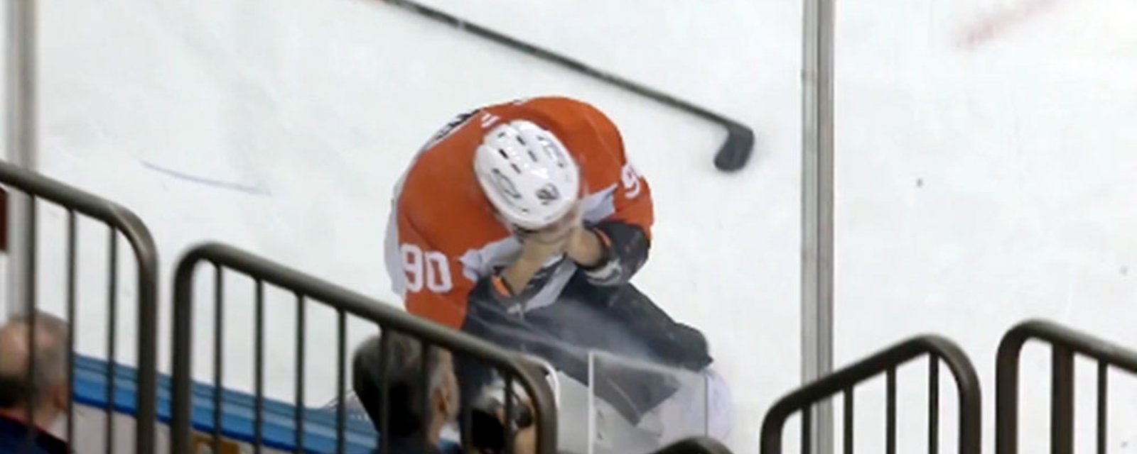 Scary scene at Madison Square Garden after Flyers' Anthony Richard takes a skate blade to the face