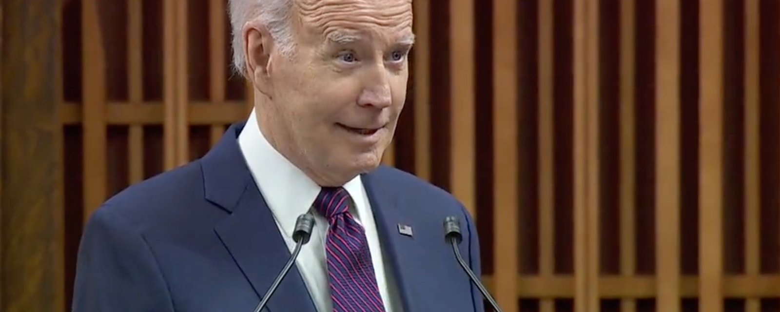 American president Joe Biden gets standing ovation when taking a shot at the Maple Leafs! 
