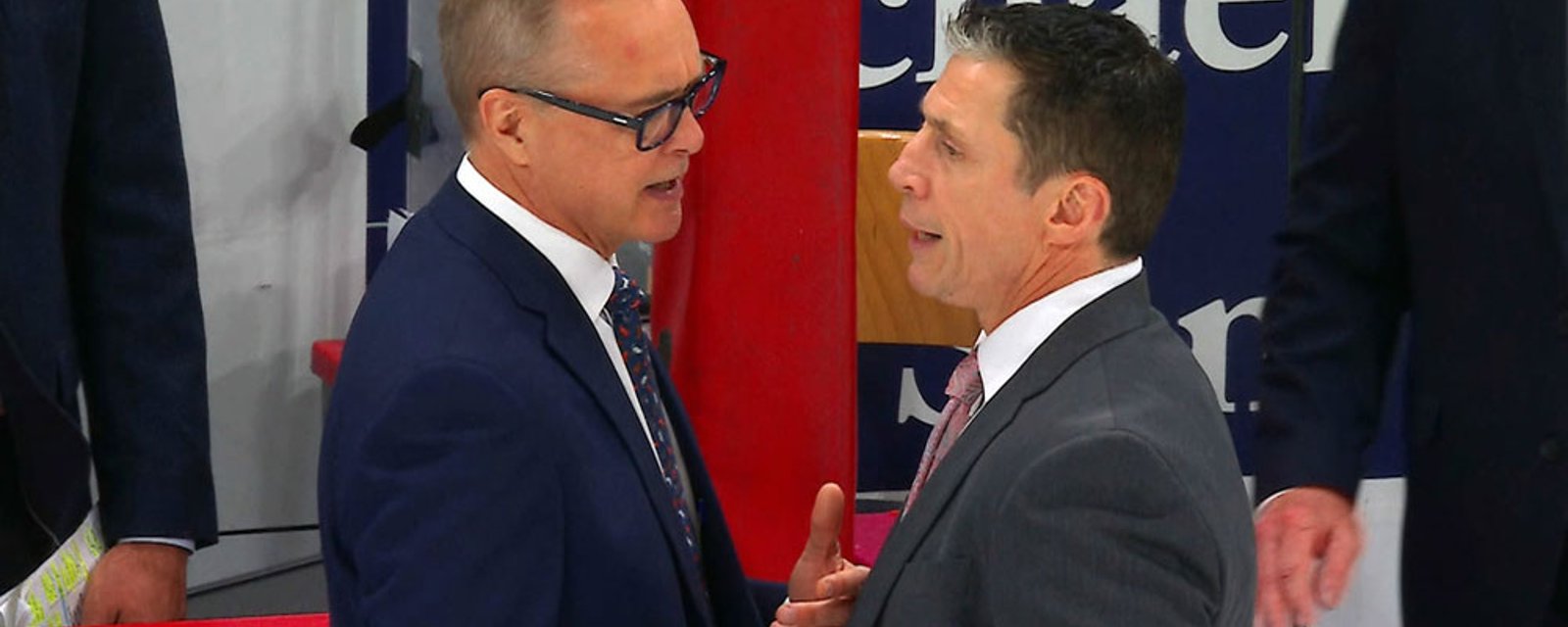 Rod Brind'Amour responds to viral moment between him and Paul Maurice after Eastern Conference Final