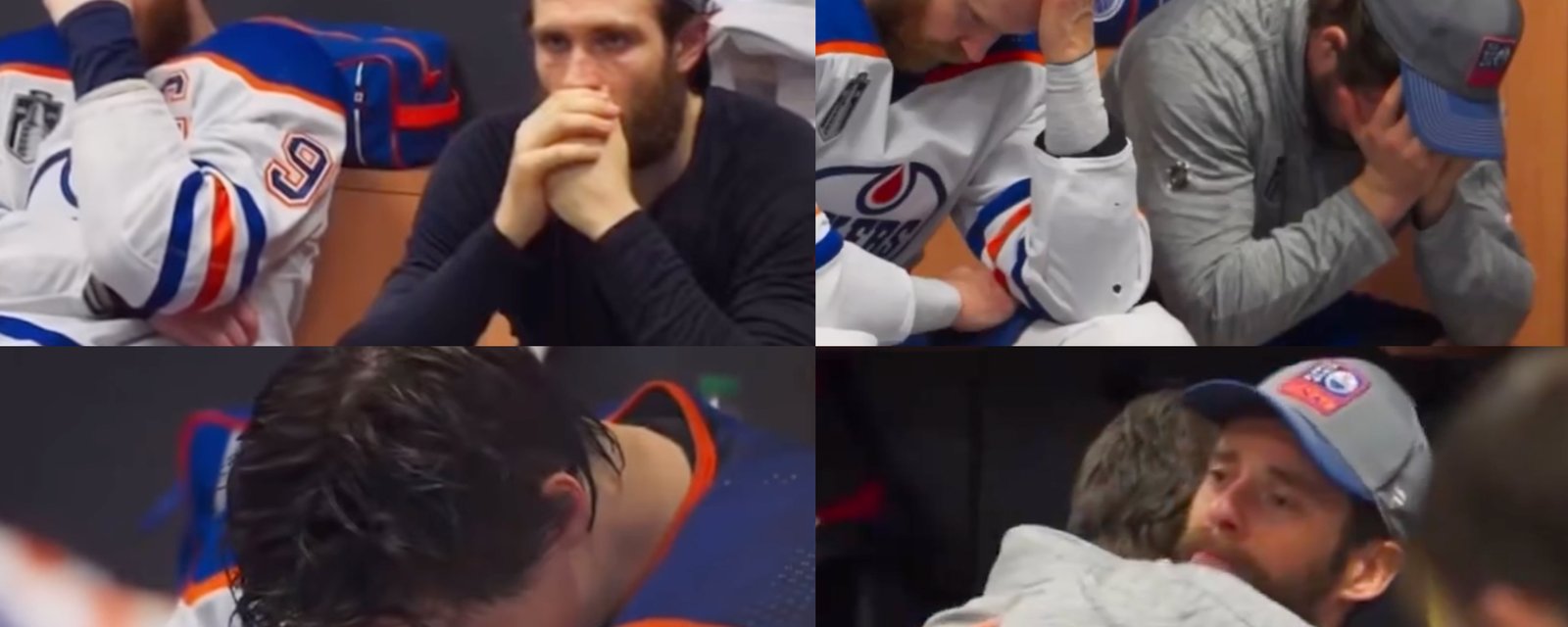 Gut-wrenching video of Oilers’ dressing room after SCF Game 7 loss surfaces and just tears you apart