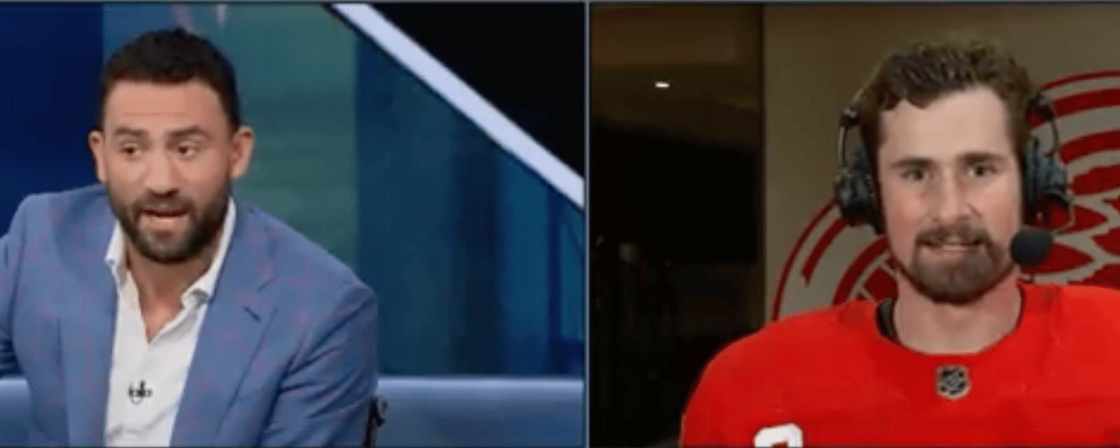 Paul Bissonette confronts Dylan Larkin over contract status