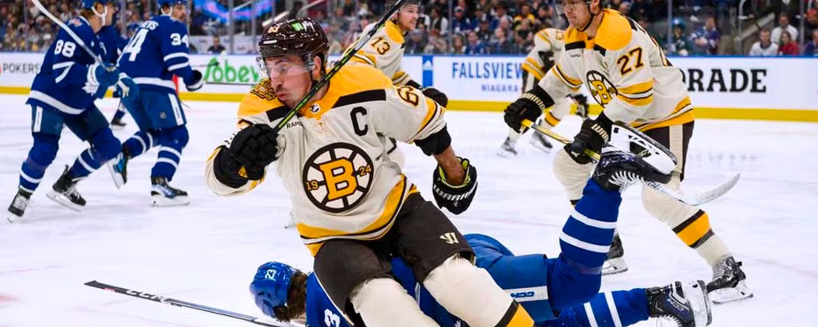 Brad Marchand beats Leafs, after mourning loss in his family