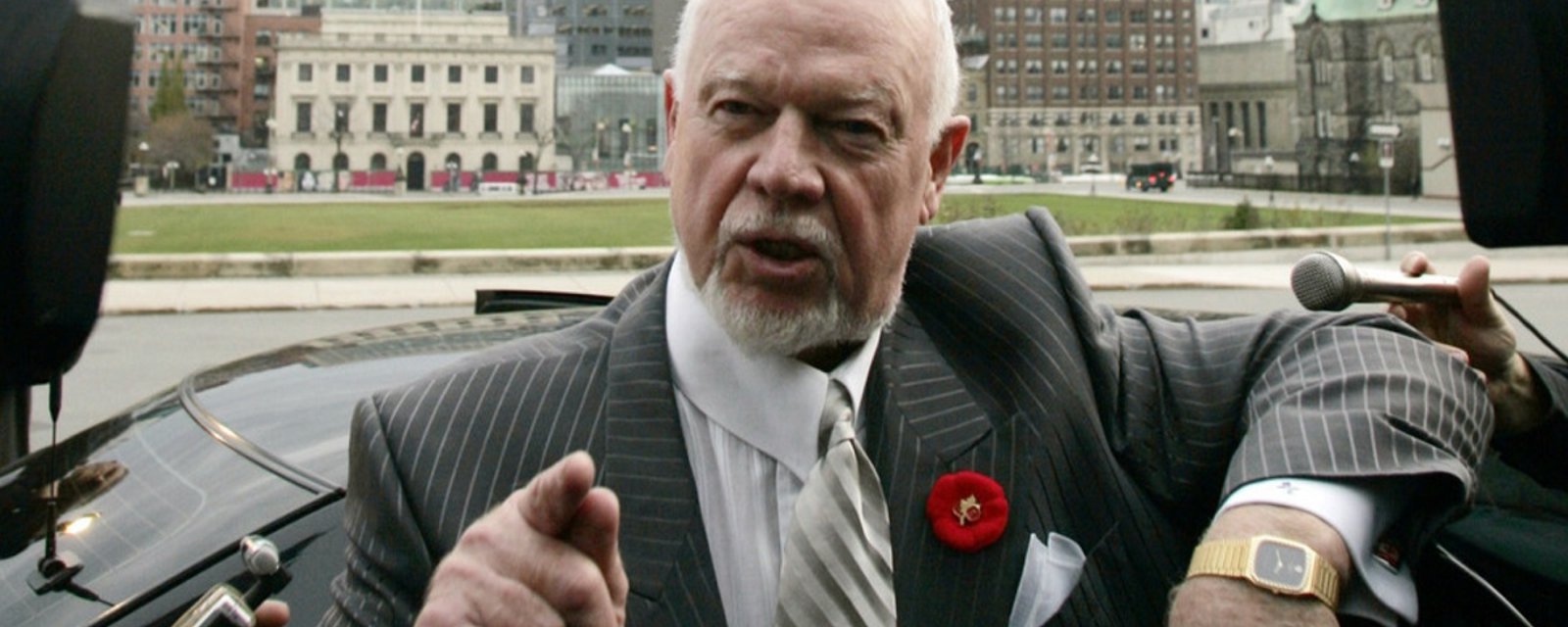 Don Cherry sends Remembrance Day message on Sunday night.