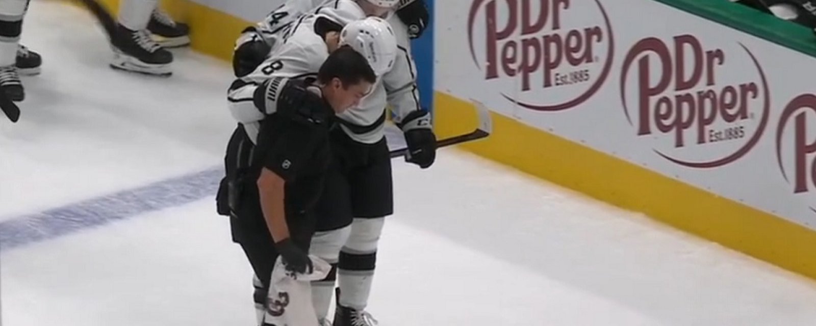 NHL issues ruling after knee on knee hit to Drew Doughty. 