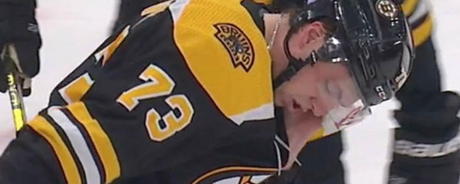 Bruins receive the worst possible injury in tonight's game against Leafs 
