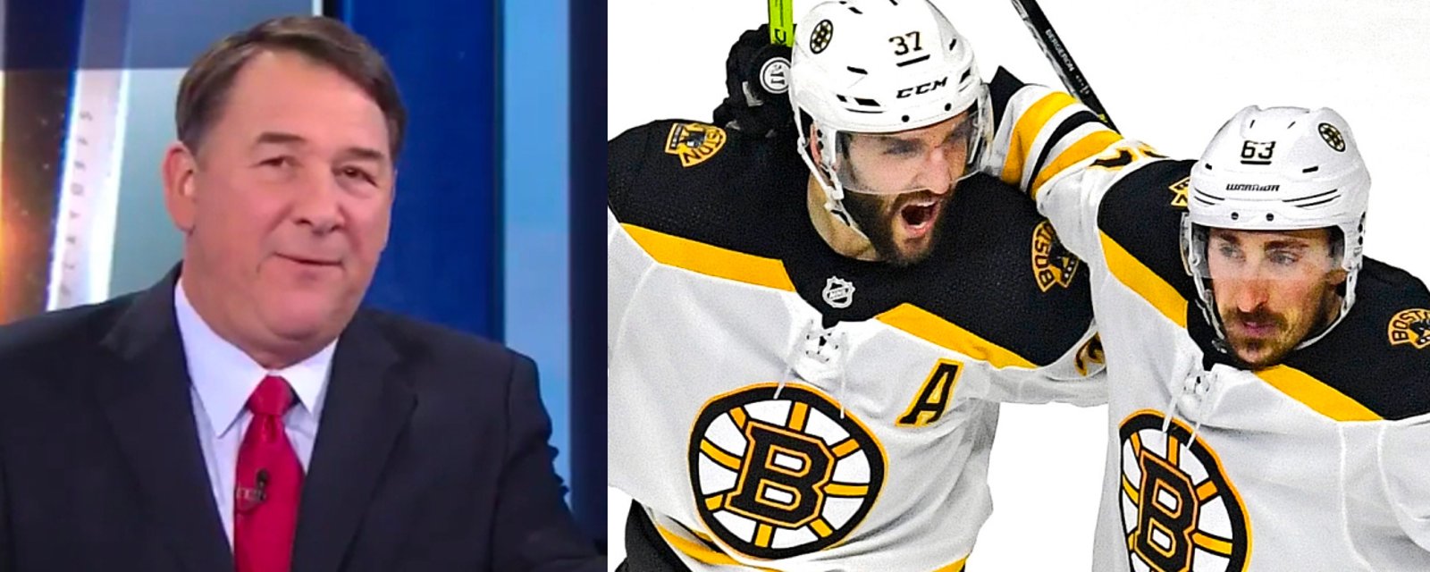 Mike Milbury says it’s time for the Bruins to trade Patrice Bergeron and Brad Marchand