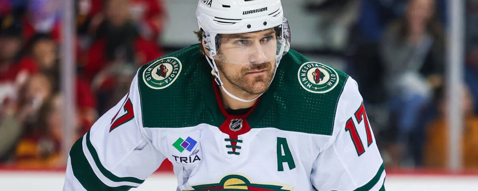 Wild forward Marcus Foligno suffers season ending injury.