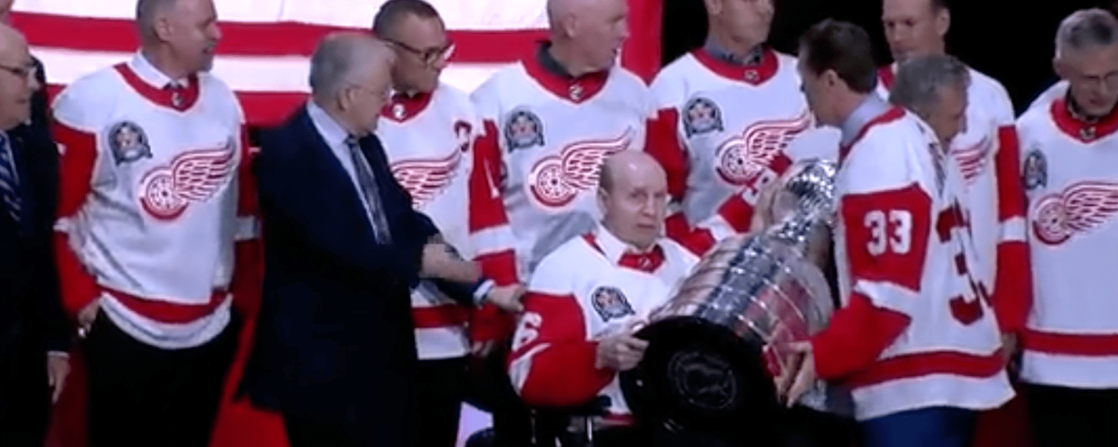 MUST SEE: Vladimir Konstantinov holds Stanley Cup