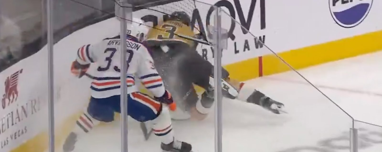 Controversial missed call furiously exposed by Vegas in Oilers’ overtime win