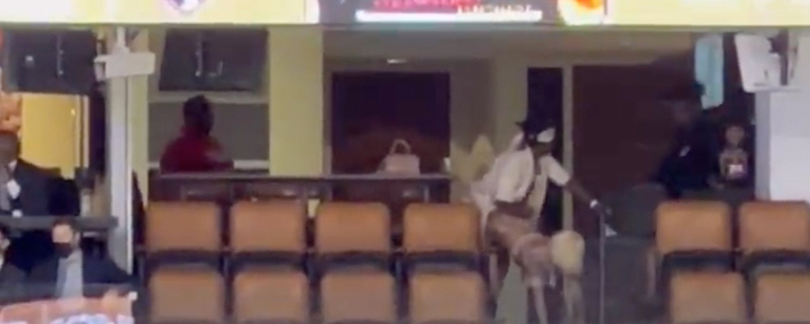 Rapper Kodak Black caught having sex in Panthers’ suite during the game!