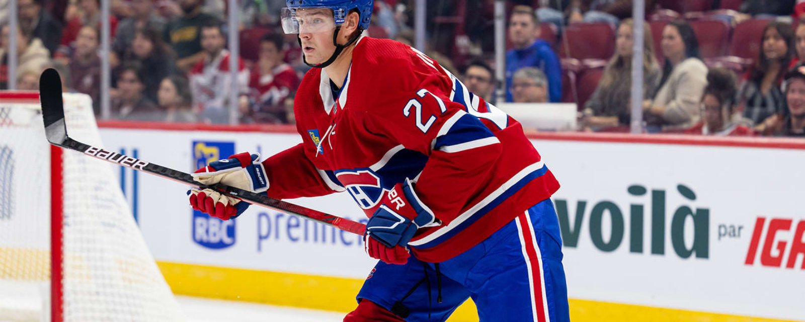 Canadiens lose Lindstrom on waivers!