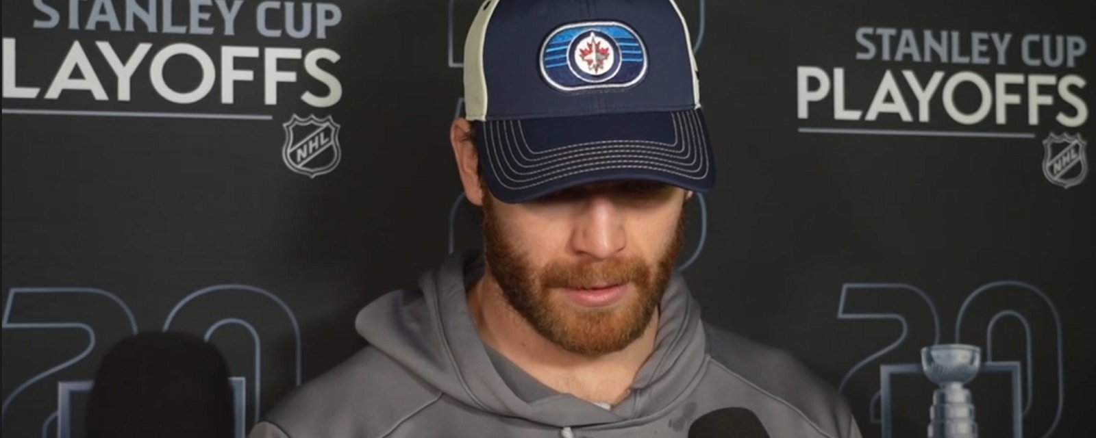 Adam Lowry speaks out after today's tragic news.